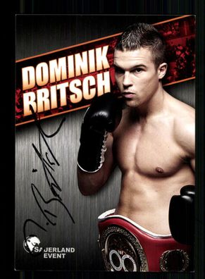 Dominik Britsch Autogrammkarte Original Signiert Boxen + A 237596