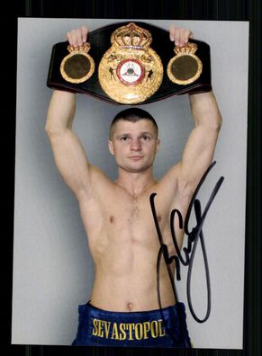 Wladimir Sidorenko Autogrammkarte Original Signiert Boxen + A 237602