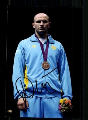 Iwan Dytschko Kasachischer Profiboxer 3. Olympia 2012/16 Original + A 237682