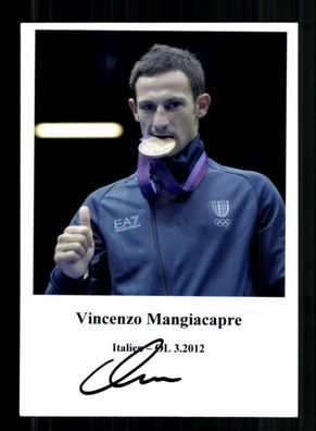 Vincenzo Mangiacapre Italienischer Boxer 3. Olympia 2012 Original + A 237691