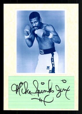 Michael Spinks Amerikanischer Boxer Olympiasieger 1976 Original + G 42879