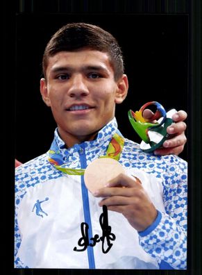 Murodjon Ahmadaliyev Usbekischer Profiboxer 3. Olympia 2016 Original + A 237707