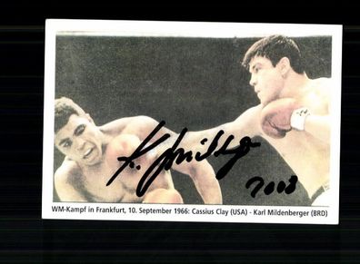 Karl Mildenberger Autogrammkarte Boxer Original Signiert + A 237715