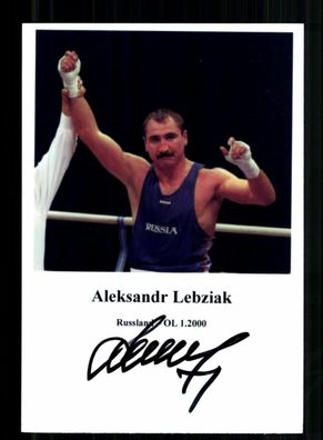 Alexander Lebsjak Russischer Boxer Olympiasieger 2000 Original Sign. + A 237724