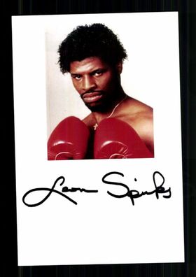 Leon Spinks 1953-2021 Box Weltmeister Original Signiert + A 237740