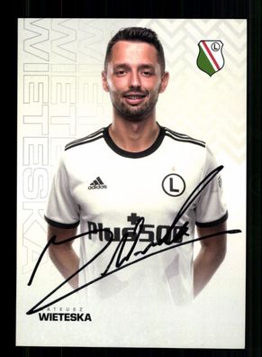 Mateusz Wieteska Autogrammkarte Legia Warschau Original Signiert + A 238067