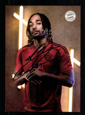 Sacha Boey Autogrammkarte Bayern München 2024-25 Original Signiert