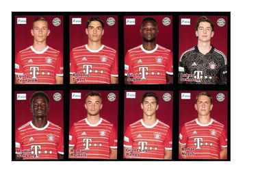 Autogrammkartensatz Bayern München Amateure 2022-23 mit 32 Karten