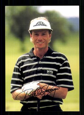 Bernhard Langer Autogrammkarte Golf Original Signiert + A 236910