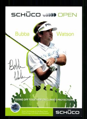 Bubba Watson Autogrammkarte Golf Druck Signiert + A 236953