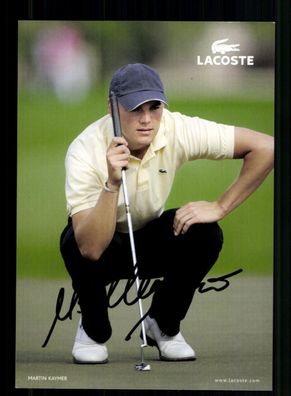 Martin Kaymer Autogrammkarte Golf Original Signiert + A 236906