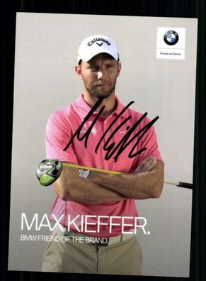 Max Kiefer Autogrammkarte Golf Original Signiert + A 236914