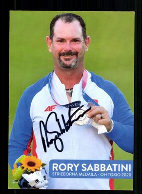 Rory Sabbatini Autogrammkarte Golf Original Signiert + A 236904