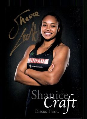 Shanice Craft Autogrammkarte Original Signiert Leichtathletik + A 238173