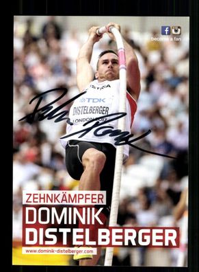 Dominik Distelberger Autogrammkarte Original Signiert Leichtathletik + A 238176