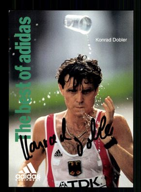 Konrad Dobler Autogrammkarte Original Signiert Leichtathletik + A 238184