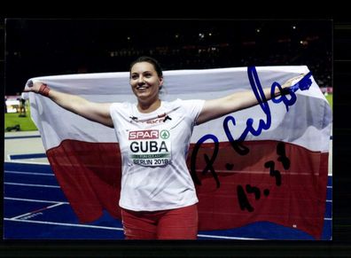 Paulina Guba Foto Original Signiert Leichtathletik + A 238196