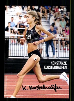 Konstanze Klosterhalfen Autogrammkarte Original Sign Leichtathletik + A 238204