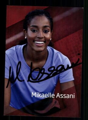 Mikaelle Assani Autogrammkarte Original Signiert Leichtathletik + A 238112