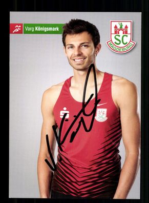 Varg Königsmark Autogrammkarte Original Signiert Leichtathletik + A 238128