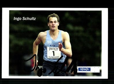 Ingo Schultz Autogrammkarte Original Signiert Leichtathletik + A 238157