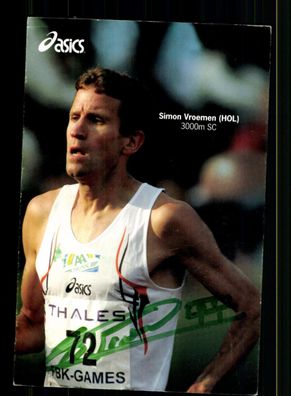 Simon Vroemen Autogrammkarte Original Sign Leichtathletik + A 238205