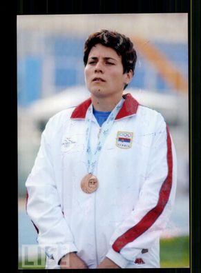 Dragana Tomasevic Foto Original Signiert Leichtathletik + A 238206