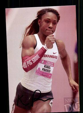 Kiara Parker Foto Original Signiert Leichtathletik + A 238207