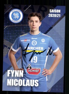 Fynn Nicolaus Autogrammkarte TV Bittenfeld 2020-21 Handball + A 237780