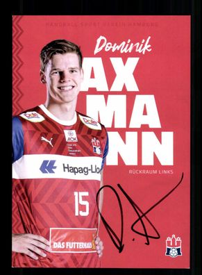 Dominik Axmann Sport Verein Hamburg Autogrammkarte Handball + A 237864