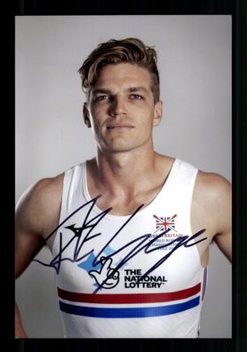Tom George Foto Original Sign Rudern / Olympia + A 237996