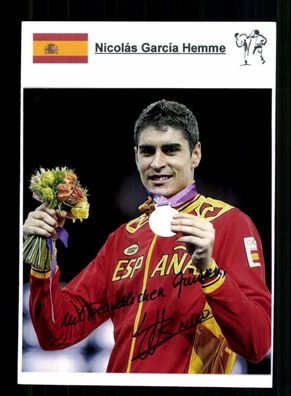 Nicolas Garcia Hemme Foto Original Signiert Taekwando / Olympia + A 238240