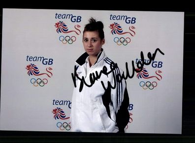 Bianca Walkden Foto Original Signiert Taekwondo / Olympia + A 238274