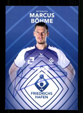 Marcus Böhme VfB Friedrichshafen Original Signiert Volleyball + A 238301