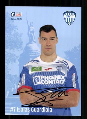 Isaias Guardiola AutogrammkarteTBV Lemgo 2020-21 Handball + A 237795