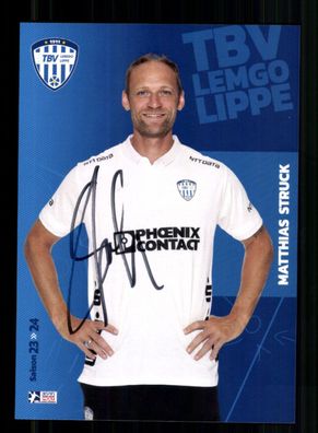 Matthias Struck AutogrammkarteTBV Lemgo 2023-24 Handball + A 237796