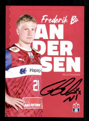 Frederik Bo Andersen Sport Verein Hamburg Autogrammkarte Handball + A 237863
