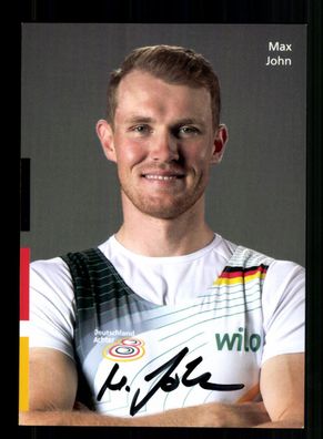 Max John Autogrammkarte Original Signiert Rudern / Olympia + A 237915