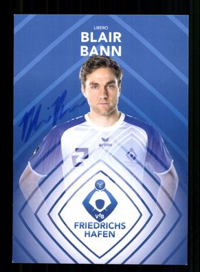 Blair Bann Vfb Friedrichshafen Original Signiert Volleyball + A 238300