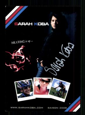 Sarah Koba Autogrammkarte Original Signiert Radsport + A 237086