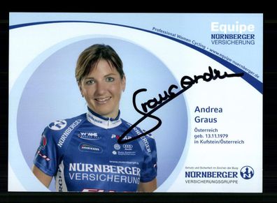 Andrea Graus Autogrammkarte Original Signiert Radsport + A 237098