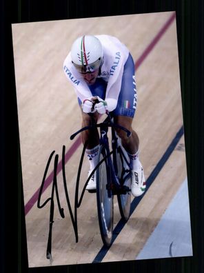 Elia Viviani Radrennfahrer Italien Olympiasieger 2016 Signiert + A 236979