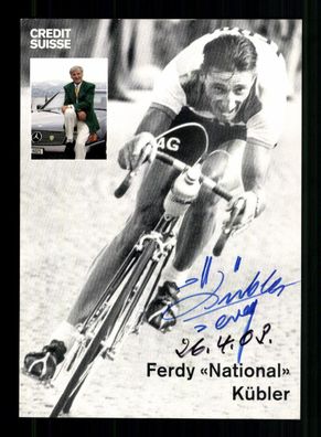 Ferdy Kübler 1919-2016 Tour de France Sieger 1950 Original Signiert + A 237053