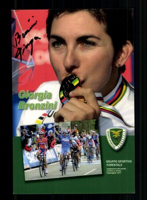 Giorgia Bronzini Autogrammkarte Original Signiert Radsport + A 237072