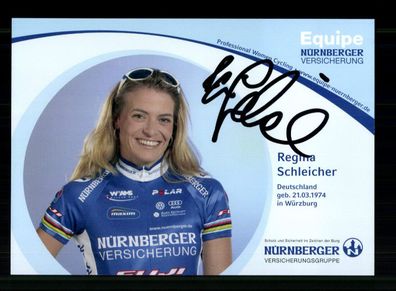 Regina Schleicher Autogrammkarte Original Signiert Radsport + A 237096