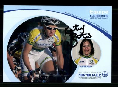 Katherine Bates Autogrammkarte Original Signiert Radsport + A 237100