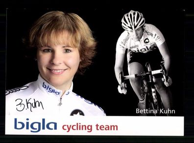 Bettina Kuhn Autogrammkarte Original Signiert Radsport + A 237101