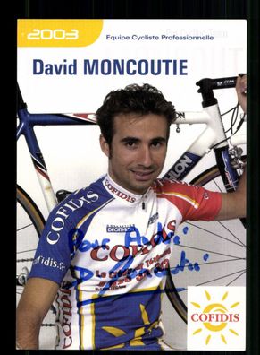 David Moncoutie Autogrammkarte Original Signiert Radsport + A 237185