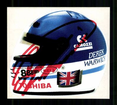 Derek Warwick Formel 1 Fahrer 1981-93 Original Signiert + A 237210