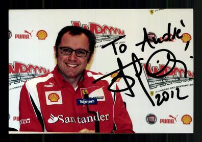 Stefano Domenicali Formel 1 Teamchef Ferrari Original Signiert + A 237223